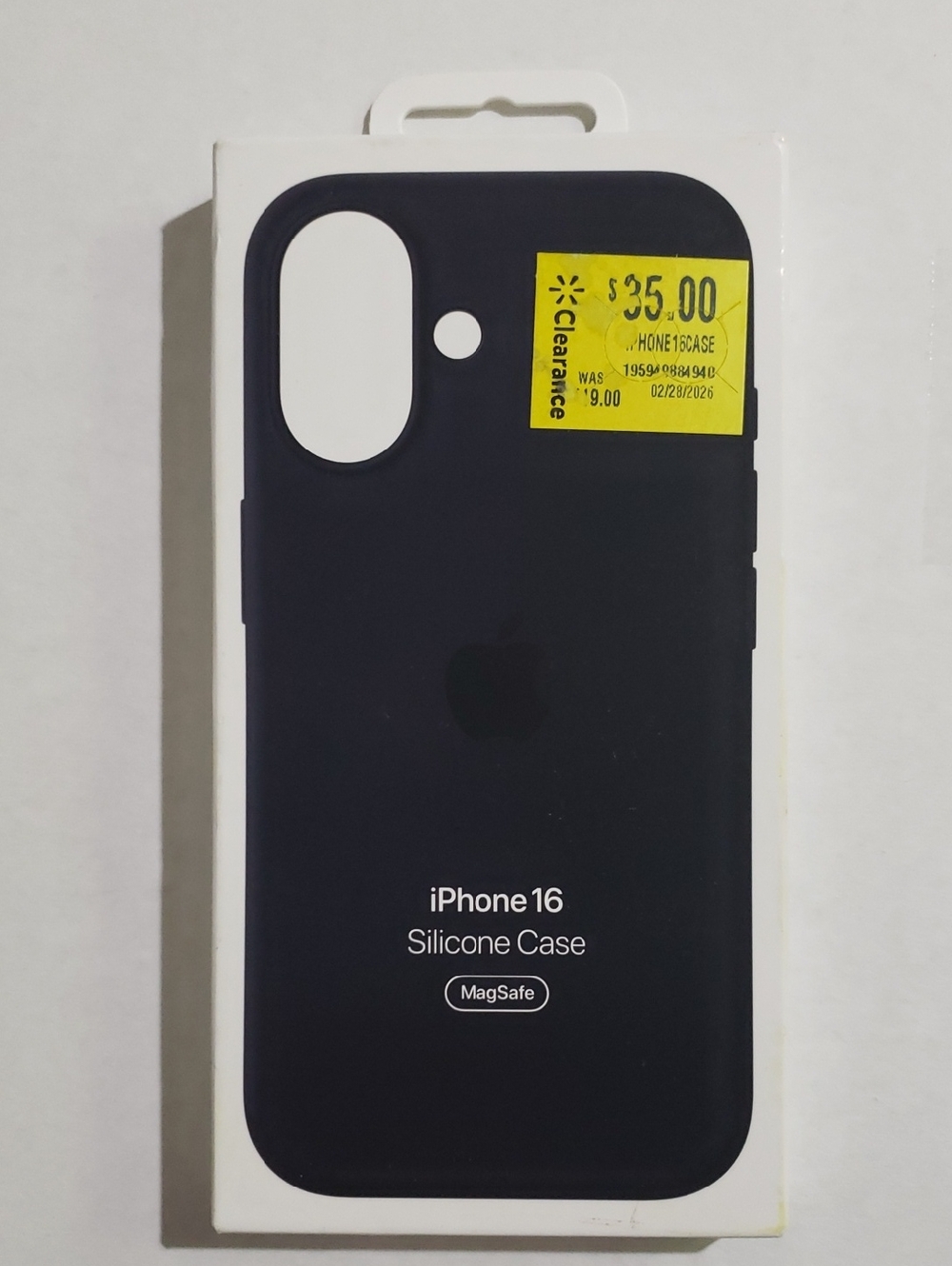 OEM Silicone Case For iPhone 16, With Magsafe, Black